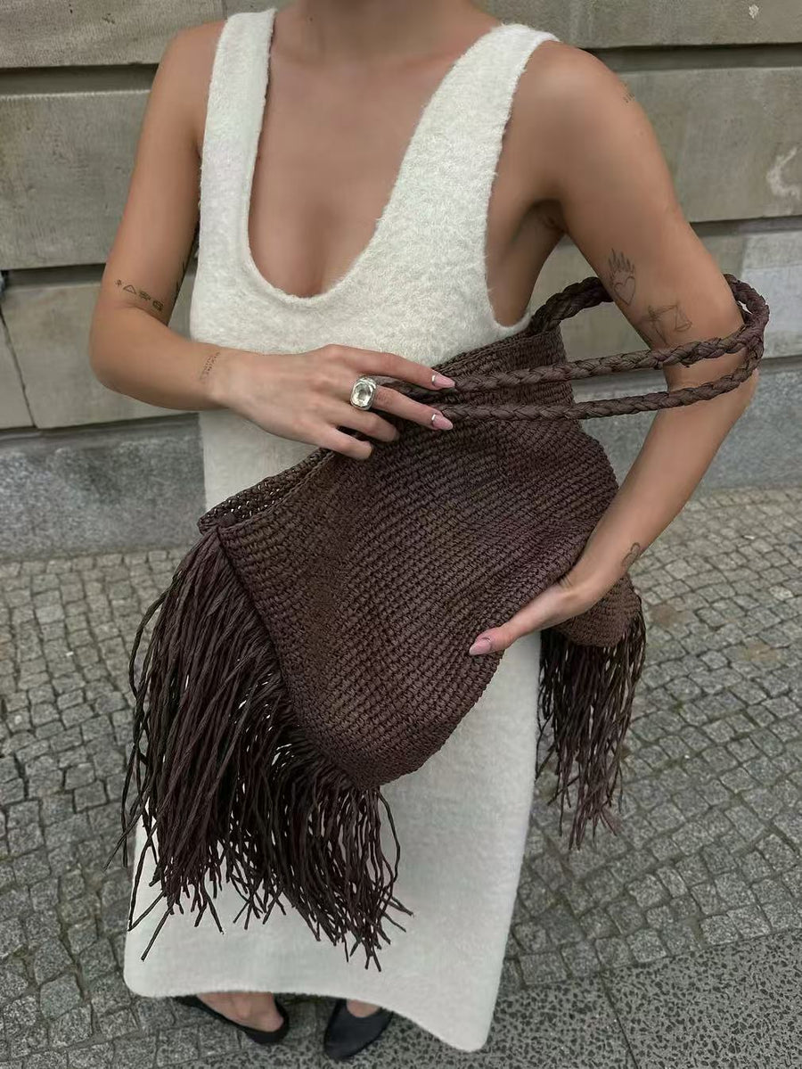 Claire | Women's Tote Bag Woven Summer Everyday