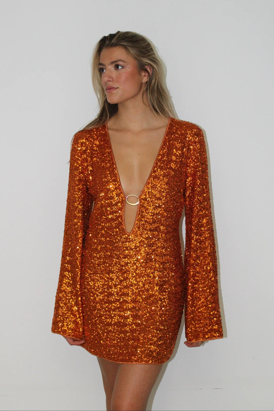 Leilani | Women's Mini Dress Cut-Out Sequin Summer Party
