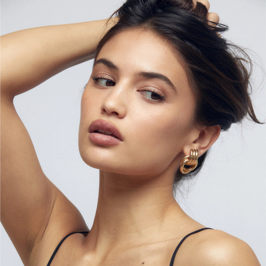Naomi | Women's Earrings Gold Summer Statement Party