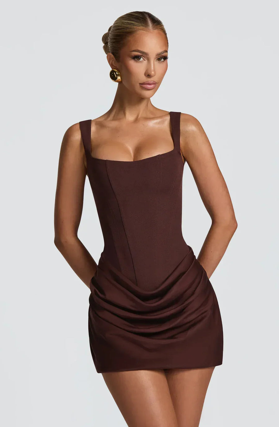 Courtney | Women's Mini Dress Corset Sequin Summer Cocktail Party