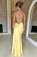Adriana | Women's Maxi Dress Bodycon Satin Summer Wedding Guest