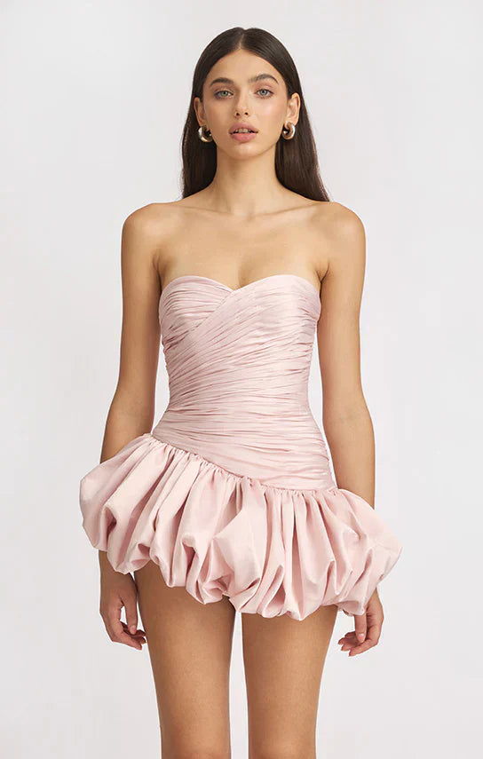 Alia | Women's Mini Dress Strapless Sequin Summer Race Day