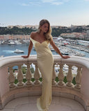 Alicia | Women's Maxi Dress Bodycon Satin Summer Wedding Guest