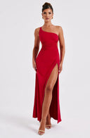 Amanda | Women's Maxi Dress Bodycon Satin Summer Wedding Guest