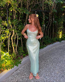 Amaria | Women's Maxi Dress Fitted Sequin Summer Wedding Guest
