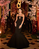Anika | Women's Maxi Dress Strapless Satin Summer Wedding Guest