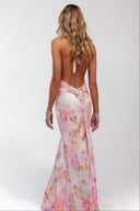 Ariadne | Women's Maxi Dress Halter Neck Satin Summer Wedding Guest
