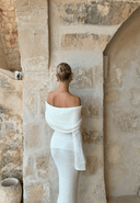Azaria | Women's Two Piece Set Off Shoulder Knit Summer Party