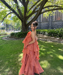 Bellina | Women's Maxi Dress Halter Neck Satin Summer Wedding Guest