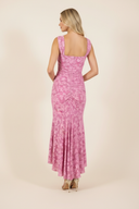 Bianca | Women's Midi Dress Corset Satin Summer Wedding Guest