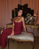 Bindi | Women's Maxi Dress Bodycon Satin Summer Wedding Guest