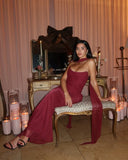 Bindi | Women's Maxi Dress Bodycon Satin Summer Wedding Guest