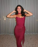 Bindi | Women's Maxi Dress Bodycon Satin Summer Wedding Guest