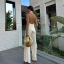 Briarlee | Women's Two Piece Set Halter Neck Chiffon Summer Party