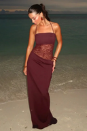Brietta | Women's Maxi Dress Bodycon Lace Summer Wedding Guest