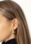 Brinley | Women's Earrings Oversized Gold Summer Statement Party