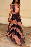 Brittany | Women's Maxi Dress A-Line Satin Summer Wedding Guest