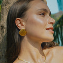 Brooke | Women's Earrings Oversized Gold Summer Statement Party