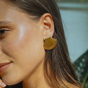 Brooke | Women's Earrings Oversized Gold Summer Statement Party