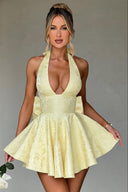 Bryleigh | Women's Mini Dress Halter Neck Sequin Summer Cocktail Party