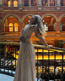 Camila | Women's Maxi Dress Halter Neck Satin Summer Wedding Guest