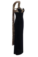 Camryn | Women's Maxi Dress Halter Neck Satin Summer Formal Evening