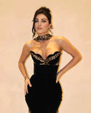 Camryn | Women's Maxi Dress Halter Neck Satin Summer Formal Evening