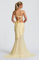 Caprice | Women's Maxi Dress Backless Satin Summer Wedding Guest