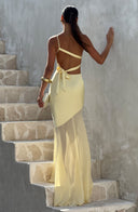 Caprice | Women's Maxi Dress Backless Satin Summer Wedding Guest