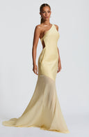 Caprice | Women's Maxi Dress Backless Satin Summer Wedding Guest