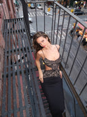 Celeste | Women's Maxi Dress V-Neck Lace Summer Wedding Guest
