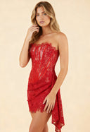 Clara | Women's Mini Dress Corset Lace Summer Cocktail Party