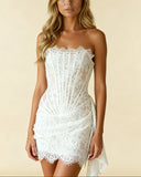 Clara | Women's Mini Dress Corset Lace Summer Cocktail Party