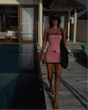 Daisy | Women's Mini Dress Bodycon Knit Summer Party