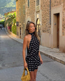Dakota | Women's Mini Dress Halter Neck Sequin Summer Party