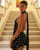 Dakota | Women's Mini Dress Halter Neck Sequin Summer Party