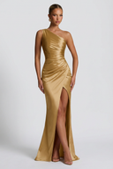 Daphne | Women's Maxi Dress Bodycon Satin Summer Wedding Guest