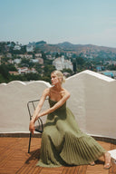 Daria | Women's Maxi Dress Corset Satin Summer Wedding Guest