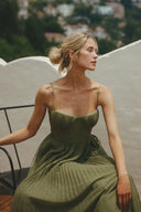 Daria | Women's Maxi Dress Corset Satin Summer Wedding Guest