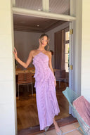 Eliza | Women's Maxi Dress Halter Neck Satin Summer Wedding Guest