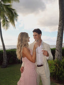 Eliza | Women's Maxi Dress Halter Neck Satin Summer Wedding Guest