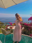 Ellis | Women's Two Piece Set Pleated Lace Vacation Party