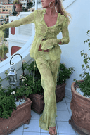 Elowyn | Women's Two Piece Set Chiffon Summer Party