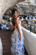 Emberly | Women's Maxi Dress Corset Satin Summer Wedding Guest