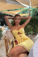Emberlyn | Women's Mini Dress Strapless Diamante Summer Party