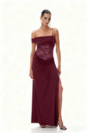 Emily | Women's Maxi Dress Bodycon Lace Summer Wedding Guest