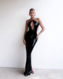 Evelynn | Women's Maxi Dress Halter Neck Sequin Summer Formal Evening