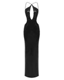 Evelynn | Women's Maxi Dress Halter Neck Sequin Summer Formal Evening