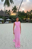 Everly | Women's Maxi Dress Bodycon Knit Summer Evening