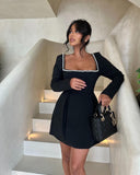 Frankie | Women's Mini Dress A-Line Pearl Summer Party